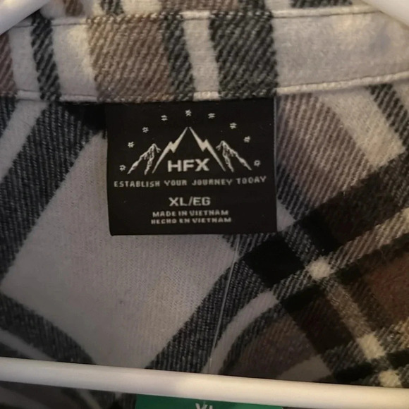 NWT! HFX Women’s Flannel Shirt Jacket size XL - Picture 3 of 5